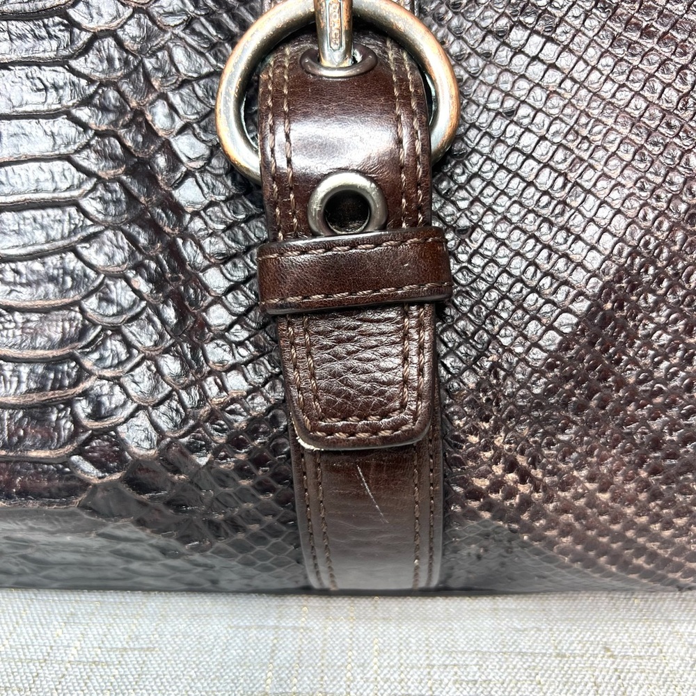 Limited Edition Coach Chelsea Python Embossed Lea… - image 7